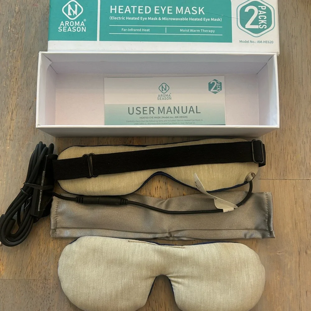 Electric Heated Eye Mask & Microwavable Mask (2 pack) - Picture 3 of 7